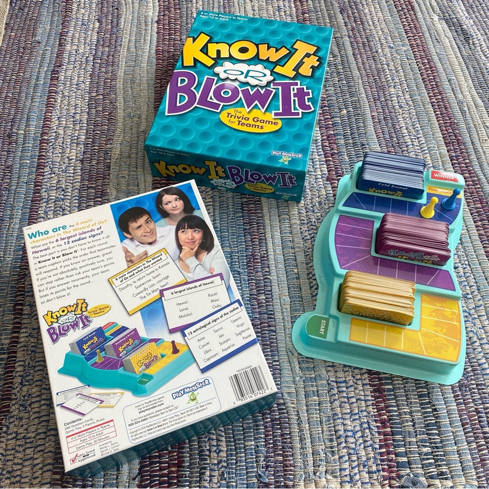Know It or Blow It Trivia Game